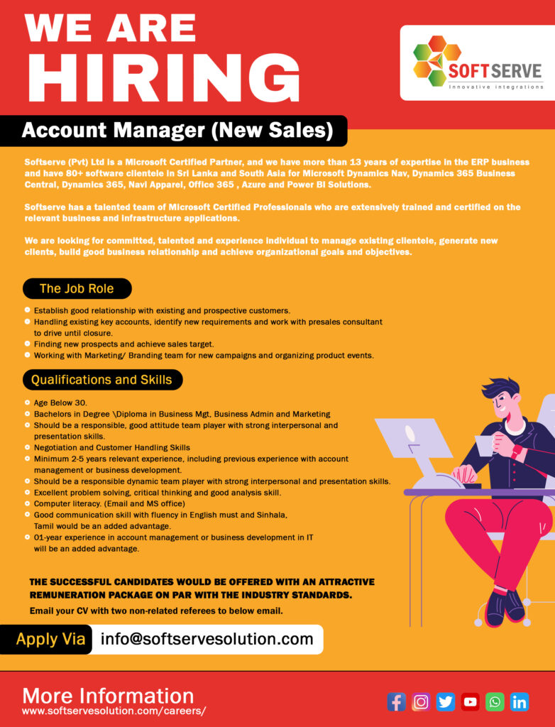 Account Manager Vacancy